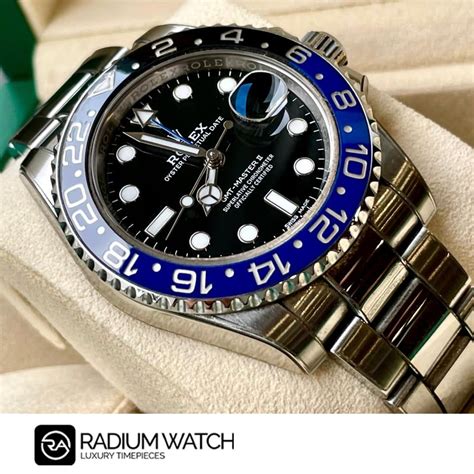 rolex gmt batman 2017|Rolex Batman price chart.